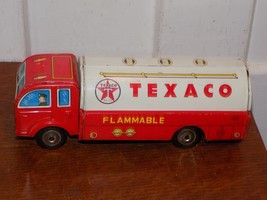 Vintage Texaco Tin Tanker Toy Friction Truck Japan - €63,15 EUR