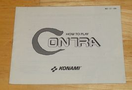 Nintendo NES Contra Loose Instruction Manual for Video Game - $17.95