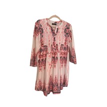 REBORN Womens Size XL 3/4 Sleeve Floral Dress - £14.28 GBP