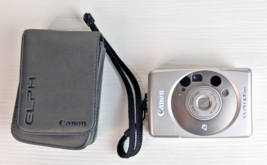 Canon Elph LT 260 APS Camera Digital 35mm film Point &amp; Shoot with Case for parts - £15.54 GBP