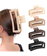 ZYTJ 5 Inche Extra Large Claw Clips for Thick Hair and Long Hair, 4 Pack... - £9.69 GBP