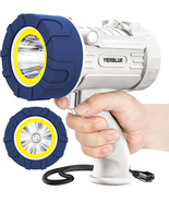 Rechargeable Spotlight Flashlight with 1000,000 Lumen LED Waterproof Spo... - $1,096.78 MXN