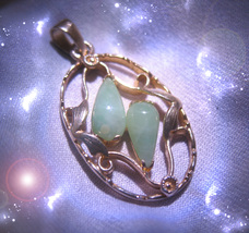 Free W Cyber Buy 3 Or 4 Deals Haunted Jade Necklace Imperial Wealth Magick 7 - £0.00 GBP