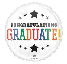 28 inch Celebrate The Grad Foil Mylar Balloon - Party Supplies Decorations - £9.26 GBP