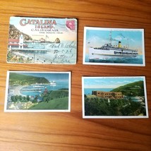 Catalina Island CA 1927 Multi View fold-out Ppostcard Topographical Map &amp; extras - £19.01 GBP