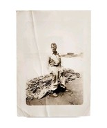 WW2 1943 Papua New Guinea Real Photo Antique Military Unknown Soldier E83H - $54.23 CAD