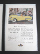 Vintage Chevrolet Bel-Air Sport Coupe Color Advertisement - 1950&#39;s Chevrolet Ad - £9.43 GBP