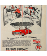 1949 Texaco Oil Marfak Lubrication Advertisement Parachute Transportatio... - $35.09 CAD