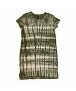 Gap Women&#39;s Knee Length Relaxed Fit Lightweight T-Shirt Dress (Olive Str... - $18.30