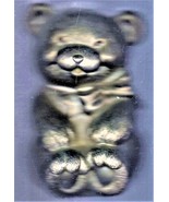 Coin Bank Vintage Cast Aluminum Teddy Bear coin Bank - $25.03 CAD