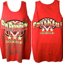 San Francisco 49er Faithful Islander Tapa Tribal L Tank Top sz Large Men... - $26.95