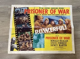 Prisoner Of War Movie Poster Ronald Reagan - $150.00