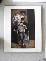 Vintage Cezanne Print The Artist&#39;s Father LOOK - £18.99 GBP