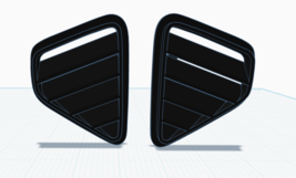 Mazda RX7 FC3S Triangle Vent Set | L&amp;R Set | Demister Dash Grille | FB01... - $15.63
