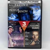3 Movies Suspense: (DVD) People I Know / Deception / The Crossing Guard, Set - £4.66 GBP