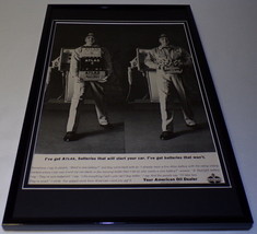 1963 American Oil Amoco Framed 11x17 ORIGINAL Vintage Advertising Poster - $69.29