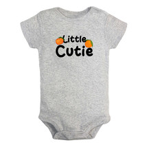 Little Cutie Orange Novelty Rompers Newborn Baby Bodysuits One-Piece Jumpsuits - £8.46 GBP