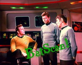 STAR TREK 1968 Original Film Slide AND Color 5x7 Photo #80  Kirk, Bones &amp; Spock! - £12.51 GBP
