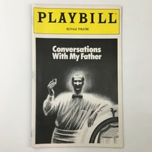 1992 Playbill Royale Theatre Herb Garnder&#39;s Conversations With My Father - £10.05 GBP