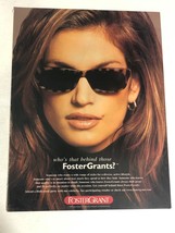 1999 Foster Grant Vintage Print Ad Advertisement Cindy Crawford pa5 - £6.09 GBP