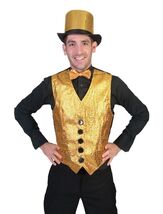 Gold Glitter Cabaret Waistcoat - $21.90