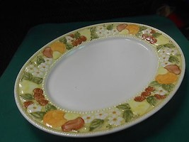 Beautiful VERNON WARE by Metlox ..Large OVAL PLATTER 11.25&quot; X 14.5&quot; - £10.71 GBP