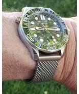 20mm Braided Stainless Mesh Band For Omega Seamaster No Time To Die 007 ... - €102,99 EUR 20mm Braided Stainless Mesh Band For Omega Seamaster No Time To Die 007 ... - €102,99 EUR