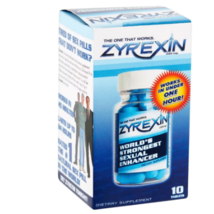 Zyrexin World&#39;s Strongest Sexual Enhancer Tablets 10.0ea - £43.25 GBP