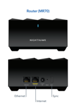 Wireless Router WIFI6 NETGEAR Nighthawk WiFi 6 AX3000 Add Mesh Satellite later - £31.00 GBP
