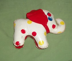 Vtg Carnival Circus Town Fair Prize Vinyl Elephant Novelty Toy Pachyderm Jumbo - £36.90 GBP