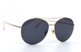 New Tom Ford TF757/S 28A Cleo Gold Grey Aviator Authentic Sunglasses 59-16 - £179.40 GBP