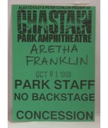 ARETHA FRANKLIN - VINTAGE ORIGINAL CONCERT TOUR CLOTH BACKSTAGE PASS - £7.91 GBP