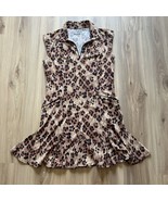 IBKUL Leopard Print Sleeveless Active Dress UPF 50+ Golf Tennis Pickleba... - $58.48 CAD