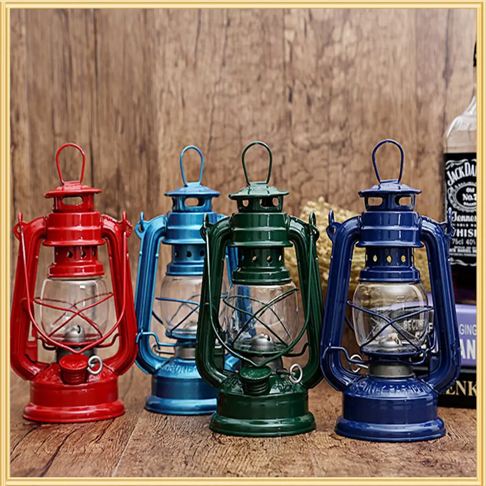 Camping Lamp Solid Product Quality Windproof Desktop Decorative Light Vintage - £15.03 GBP+