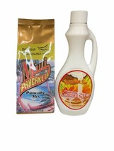Hawaiian 2 Pack-Banana Macadamia Pancake Mix 10 Oz. &amp; Coconut Syrup 12.5... - $37.62