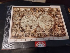 NEW Educa 1500 Puzzle Magna Carta Factory Sealed - $47.42