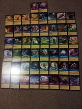 50 Lorcana Cards NO DUPLICATE Inklands Floodborn First Chapter Disney Mi... - £8.80 GBP