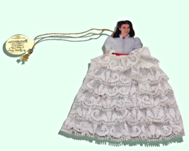 Scarlett O&#39;Hara Ornament Bradford Exchange The Ruffle Dress Gone with the Wind - £44.99 GBP