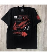 Star Wars Kylo Ren Tie Silencer Boys Graphic T-Shirt Size Large By Fifth... - $141.22 MXN