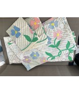 Vintage 1970s Utica Purple Daisy Queen Sheet Set – 2 Flat Sheets + 1 Pil... - €23,58 EUR