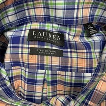 Lauren Ralph Lauren Black Label Mens Long Sleeve Button Up Shirt Plaid Sz L - $473.08 MXN