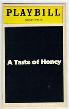 A Taste of Honey Playbill Century Theatre 1981 Valerie French Amanda Plu... - $13.86