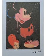 Andy Warhol Signed - Mickey Mouse - Certificate Leo Castelli - $59.00
