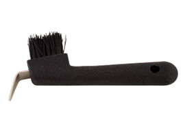Horse Farrier Tool 7" HOOF PICK BRUSH Grooming Black 98416 - $9.89