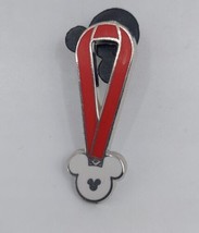 Disney Parks Official Hidden Mickey Trading Pin 2010 Red Ribbon - GUC - £8.38 GBP