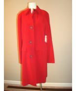 Judith Hart Size 8 Red Trench Coat NWT - £70.61 GBP