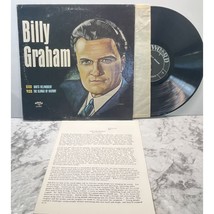 Billy Graham Sermon LP Gods Delinquent / Climax of History with Insert Waco 6114 - £15.68 GBP