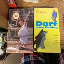 Dorf Goes Fishing (VHS, 1995) + Dorf On The Diamond (VHS, 1996) NEW Base... - £11.62 GBP