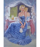 24x36 inches Gil Elvgren style  stretched Oil Painting Canvas Art Wall D... - £187.86 GBP