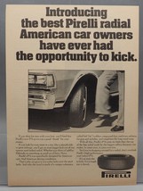 Vintage Rivista Ad Stampa Design Pubblicità Pirelli Automobile Tires - £26.85 GBP
